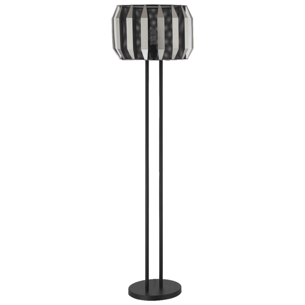 Zenitho 59"H Floor Lamp - Black Metal 