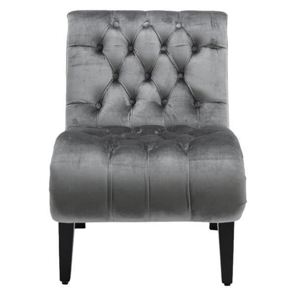 Zenda Accent Chair - Silver Finish Frame - Dark Brown Faux Leather Upholstery - Solid Wood Frame Zenda Accent, accent chair, zenda, accent, chair, silver, finish, frame, dark, brown