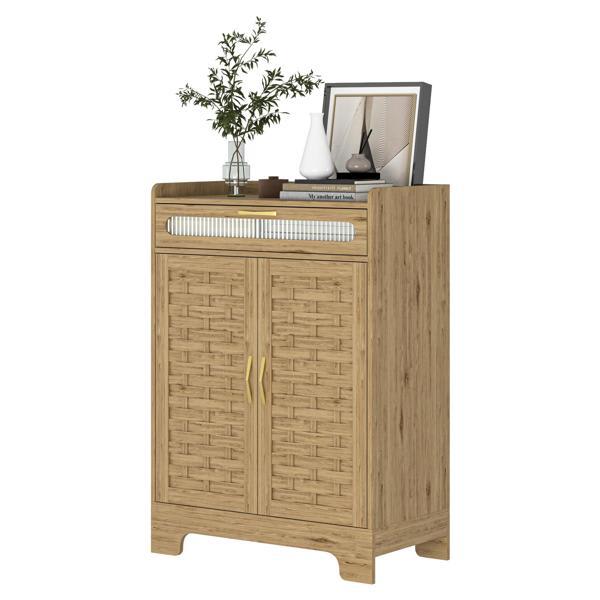 Marintha Coffee Bar Cabinet - Modern Farmhouse Buffet Sideboard 