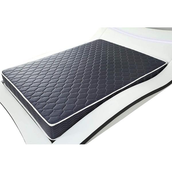 Arcturus Full Mattress – Medium High-Density Foam – Navy  Diamond-Quilted Breathable Fabric 