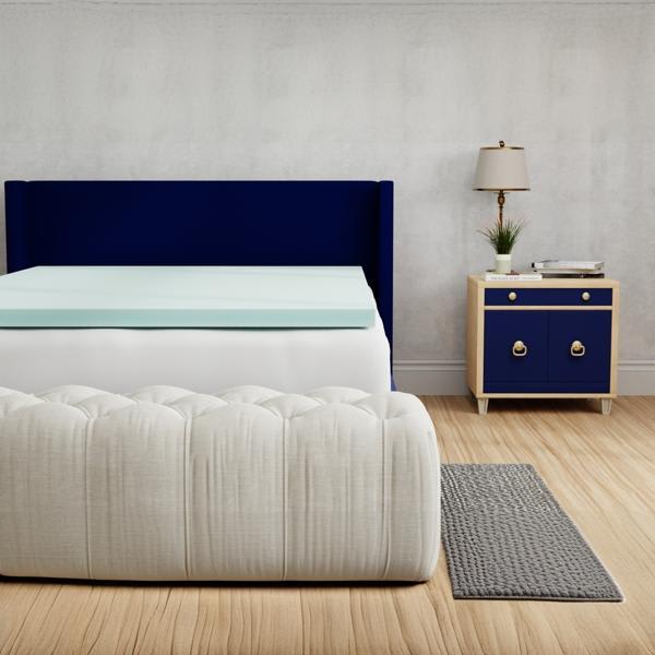 Zion Peak Twin XL Mattress Topper - Cooling Polyurethane 