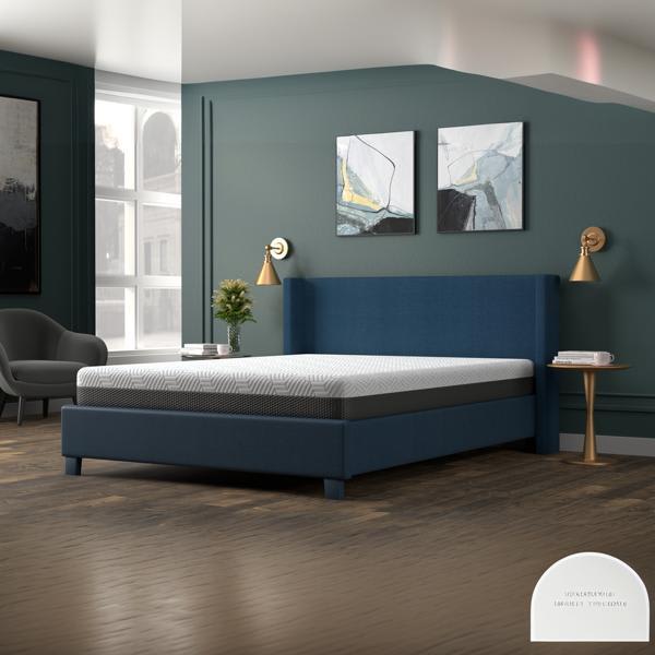 Zynda Twin XL Mattress – Medium-Firm Foam – Cooling Cover 