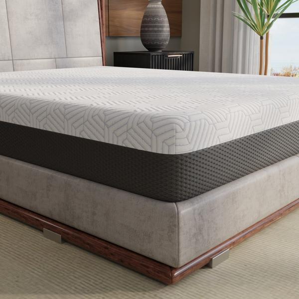 Zingara Twin Mattress – Medium-Firm Foam – Cooling Gel Memory Foam – 10 Inch 