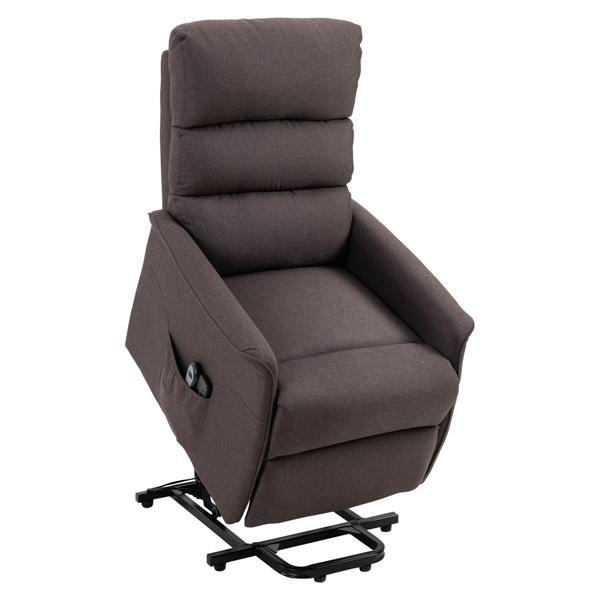 Uprise Electric Power Lift Recliner Chair - Brown Fabric Uprise Electric, uprise, electric, power, lift, recliner, chair, brown, fabric, living