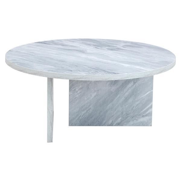 Epicure Berhtaz 32" Round Coffee Table - White Top 