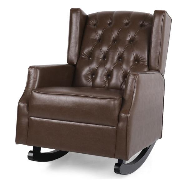 Nestleya Rocking Chair - Dark Brown 
