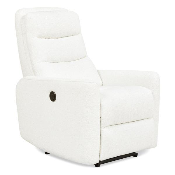Florabel 43" High-Back Power Recliner Motion Chair - Chiffon White Boucle 