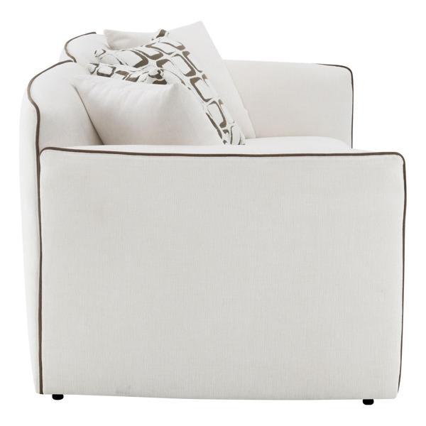 Zentara 39" Loveseat - Loose Seat and Tight Back Cushion - Beige Chenille 