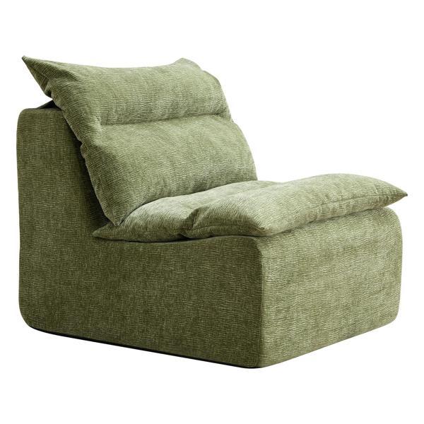 Sanctum Accent 28" Sofa Chair - Modern Lazy Sofa Chair - Green 