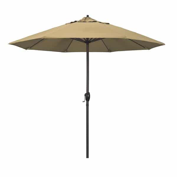 9 Casa Series Patio Umbrella  Olefin Champagne Fabric 