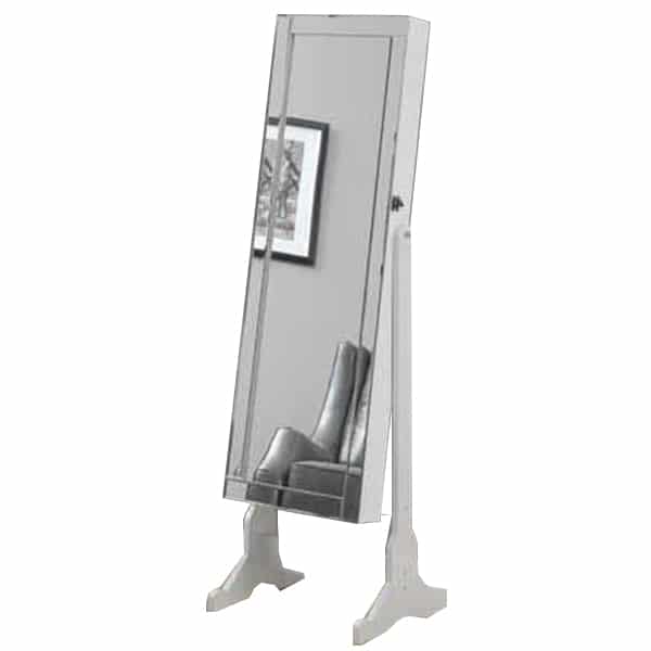 Dove Grey Jewelry Armoire 