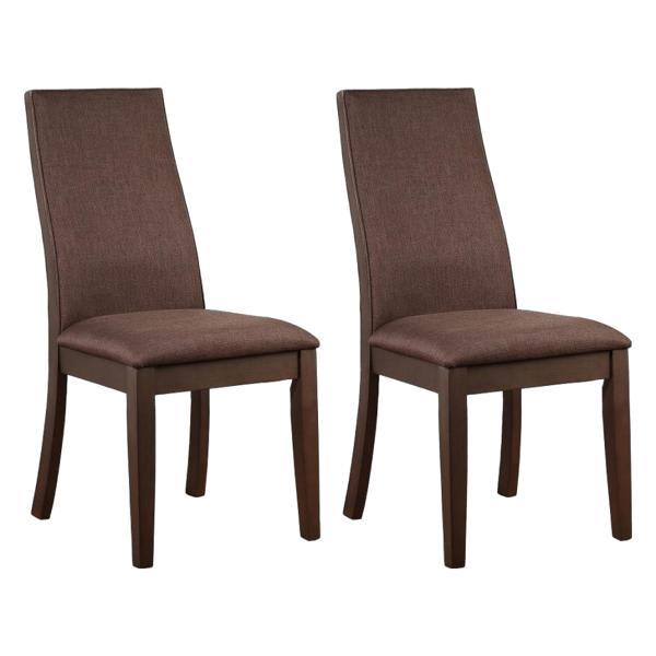 Spring Creek Upholstered Dining Chair - Chocolate - Set of 2 