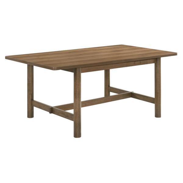 Dining Table 70"W x 39"L - Walnut Finish Top 