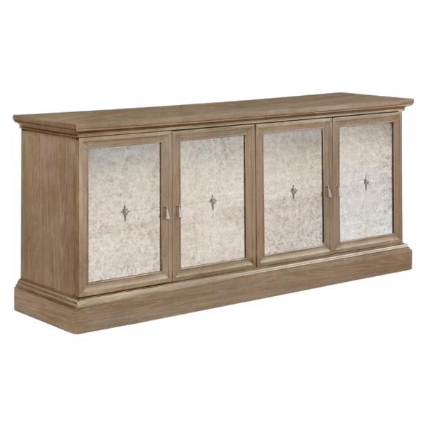 Brockway 4-Door Dining Sideboard Buffet Cabinet - Barley - Brown 