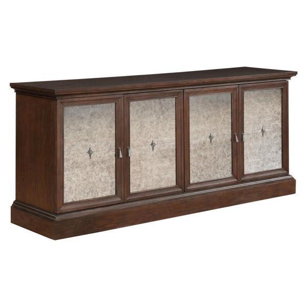Brockway 4-Door Dining Sideboard Buffet Cabinet - Antique Java 