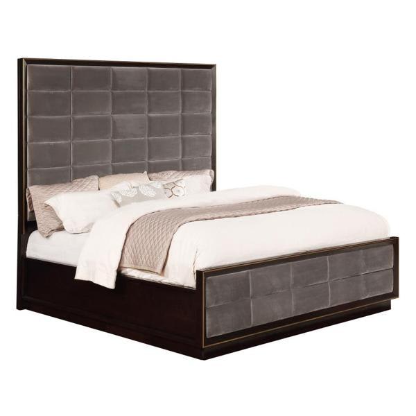 Durango Queen Panel Bed - Smoked Peppercorn - Brown 