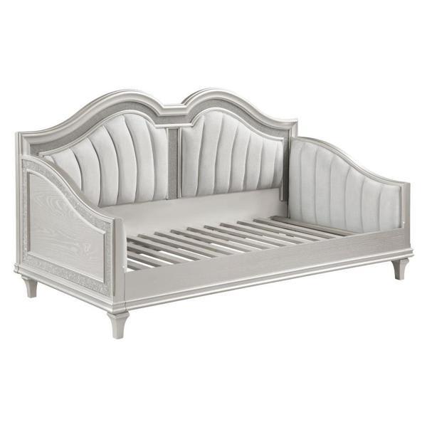 Evangeline Upholstered Twin Daybed - Silver Oak 