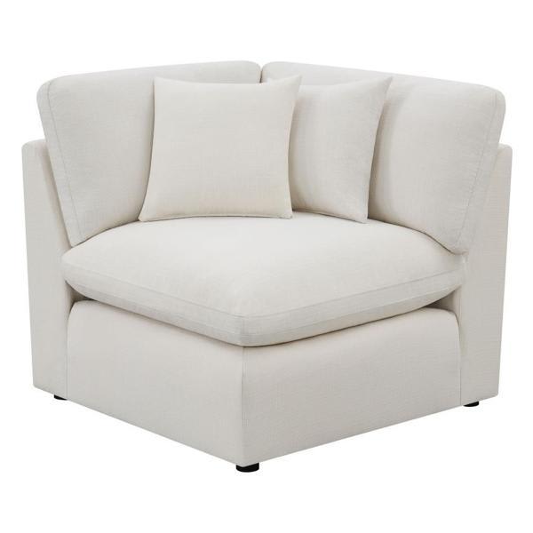 Hobson Corner Loveseat - Ivory Fabric 