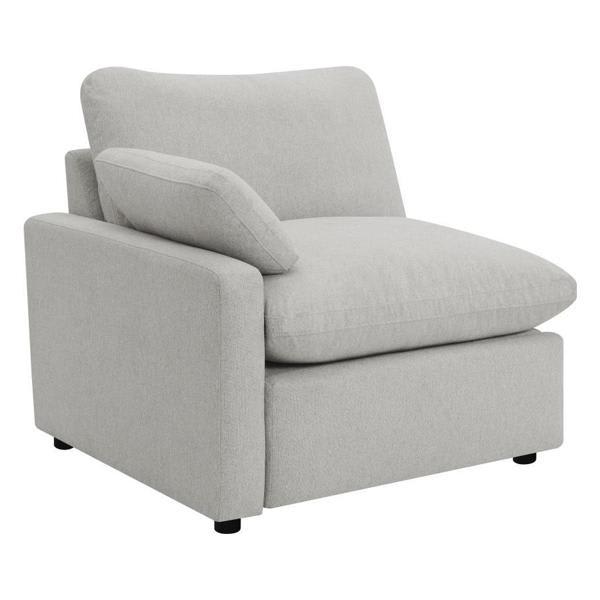 Collins Modular Left Arm Facing Power Recliner - Grey 