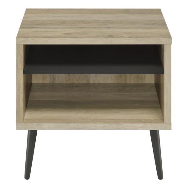 Welsh Square Engineered Wood Side End Table - Antique Pine - Brown 