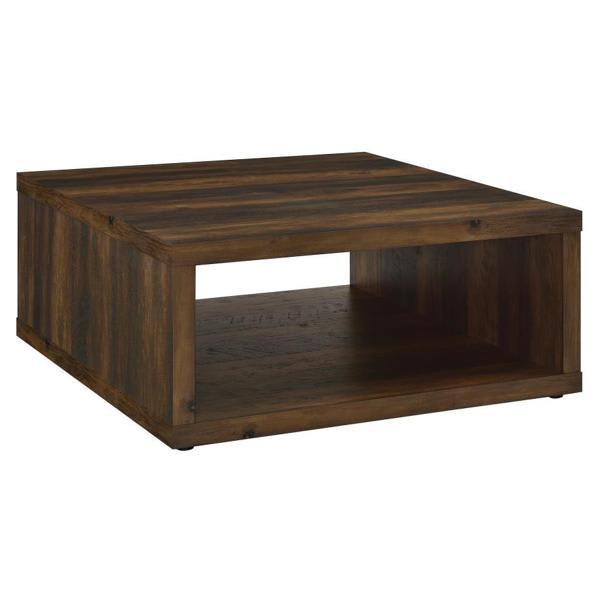 Frisco Square Engineered Wood Coffee Table - Dark Pine - Brown 