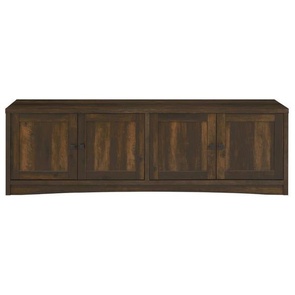 Laughlin 4 - door Engineered Wood TV Stand Dark Pine - Brown 