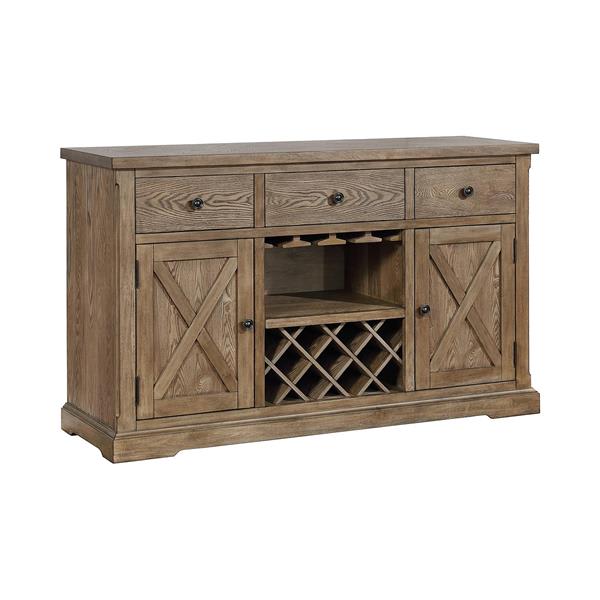 Tatiana Transitional Multi-Storage Server - Light Oak 