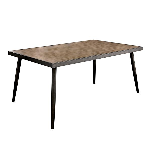 Jaylynn Mid-Century Modern Rectangular Dining Table 