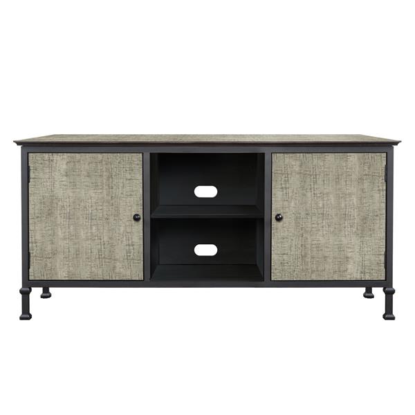 Ronda 6-Shelf 60-inch TV Stand in Gray 