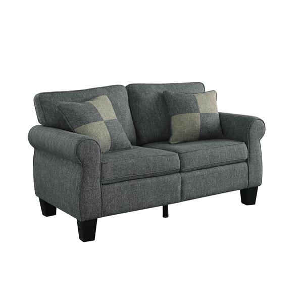 Trino Transitional Upholstered Loveseat 