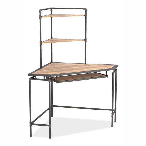 Flak Corner Office Desk with USB Plug 