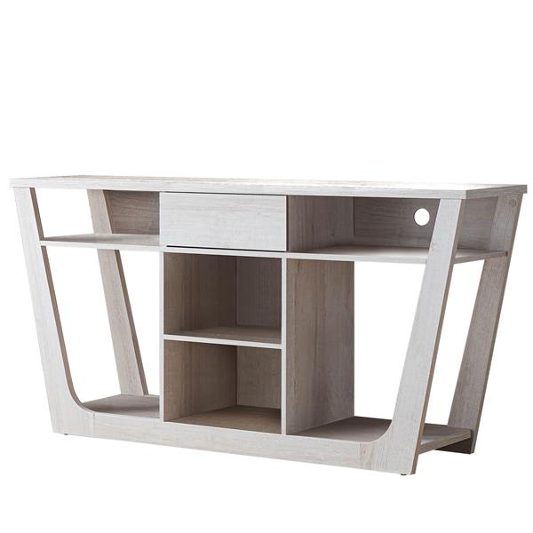Frankl Multi-Storage Buffet in White Oak 