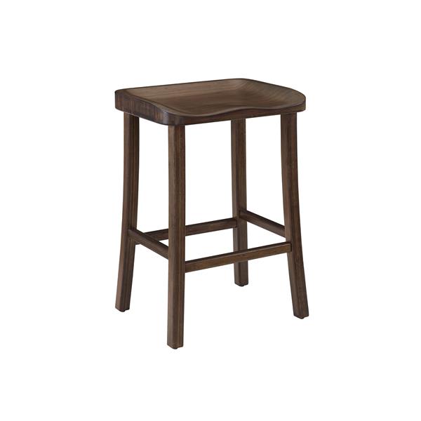 Tulip Bar Height Stool - Black Walnut - Set of 2 