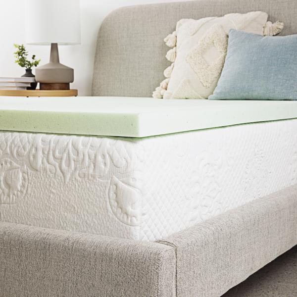 Bridgevine Home 3" Twin Size Cool Gel Memory Foam Mattress Topper 