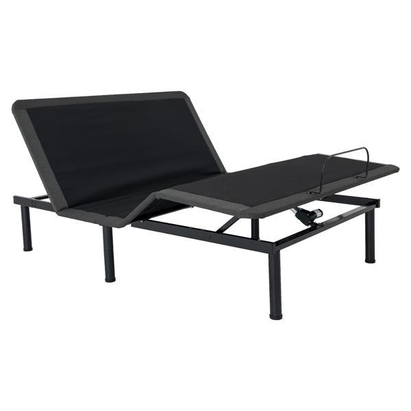 Bridgevine Home Queen Size Quick Assembly Adjustable Bed Frame with Voice Activated Controls - Quick Assembly 