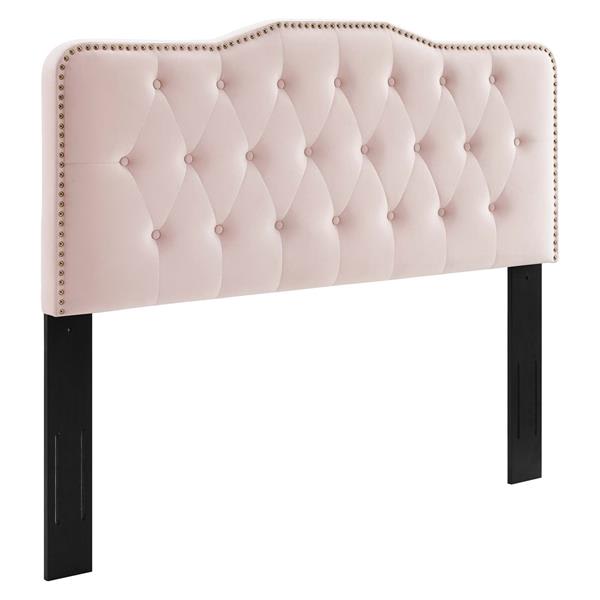 Sophia Tufted Performance Velvet Twin Headboard - Pink 