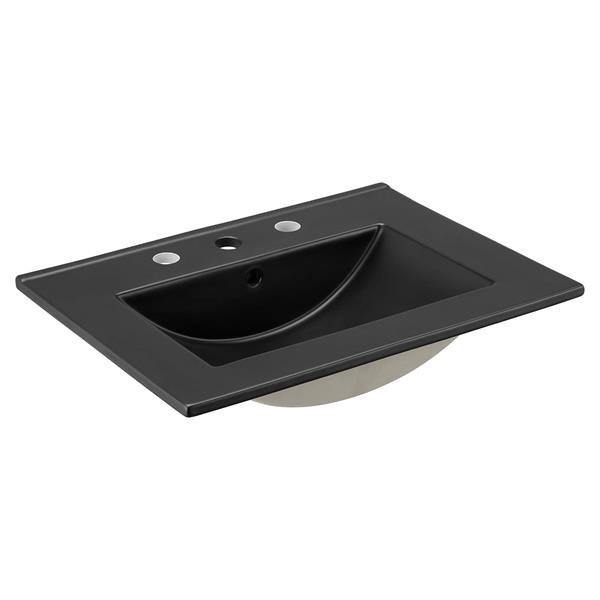 Cayman 24" Bathroom Sink - Black 