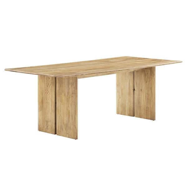 Amistad 86" Wood Dining Table - Oak 