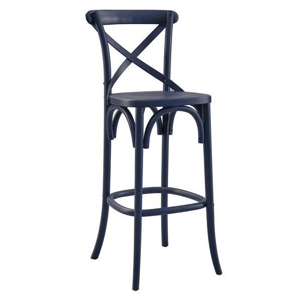 Gear Bar Stool - Midnight Blue - Style B 