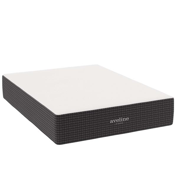 Aveline 14" Memory Foam Queen Mattress - White 