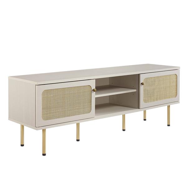 Cambria 60" TV Stand - White 