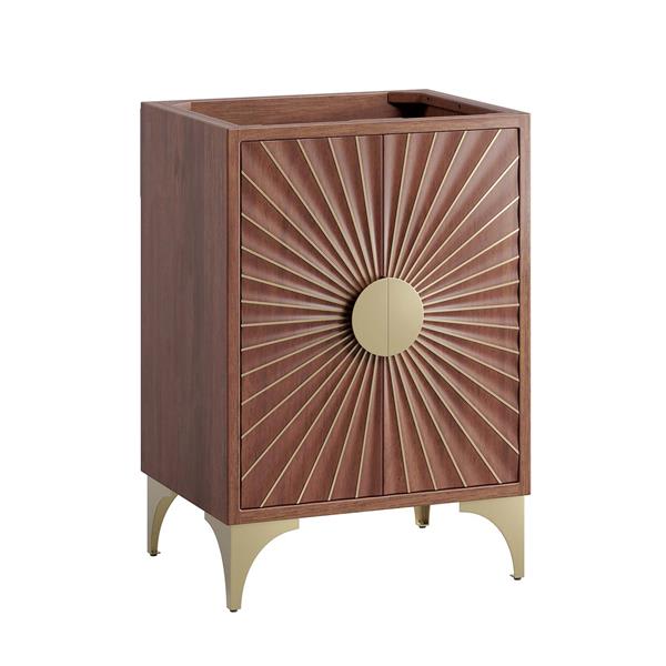 Daylight 24" Bathroom Vanity Cabinet - Walnut 