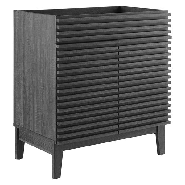 Render 30" Bathroom Vanity Cabinet (Sink Basin Not Included) - Charcoal 