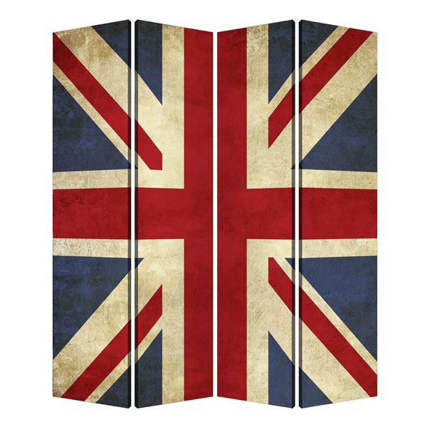 Union Jack Four-Panel Screen 