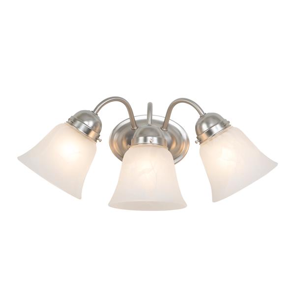 Three Light Vanity - Satin Nickel 