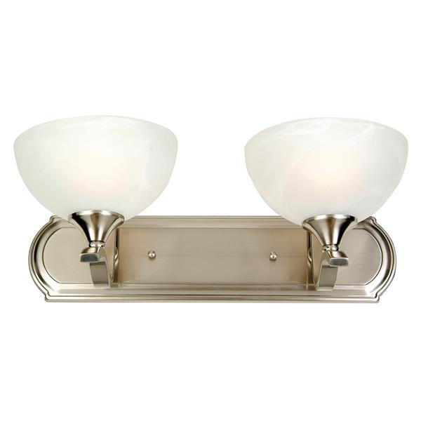 Two Light Vanity - Satin Nickel 
