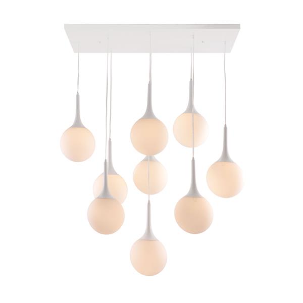 Epsilon White Ceiling Lamp 