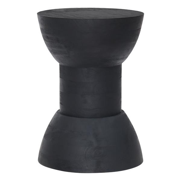 Wisdom Matte Black Table Stool 