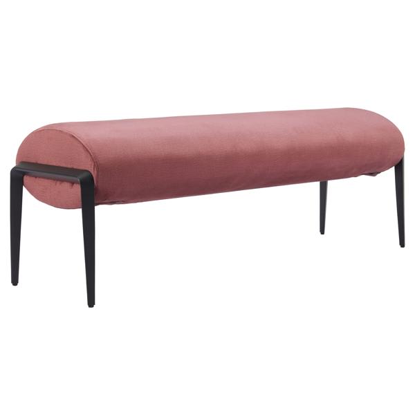 Glatt Bench Brown - Powder Coated Steel Legs 