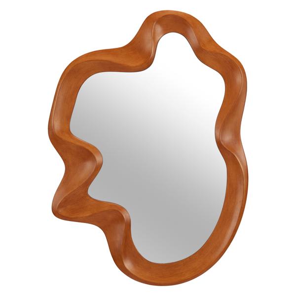 Foz Wall Mirror - Brown 